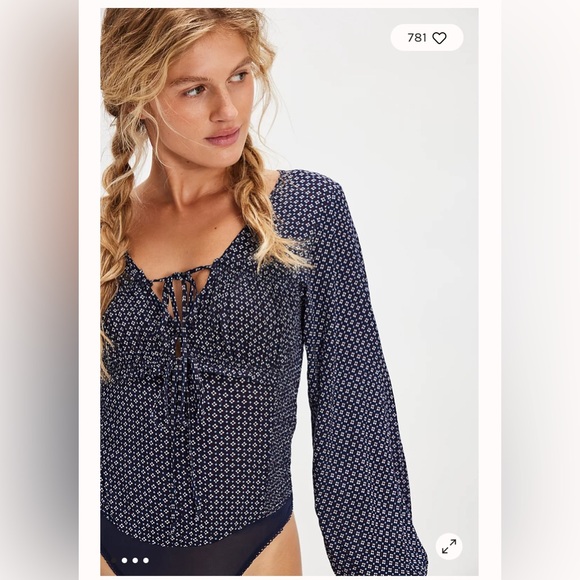 Free People Sunny Meadows Navy combo - Main Image